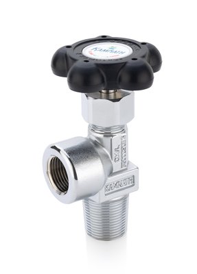 Wheel Operated Single Piece Spindle Medical Oxygen Cylinder Valve