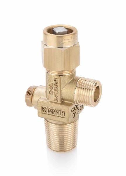 Key Operated Single Piece Spindle Carbon Dioxide Cylinder Valve